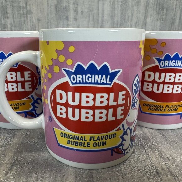 VINTAGE UNIQUE 10 oz Dubble Bubble Mug AMERICA'S ORIGINAL Bubble Gum - Picture 2 of 9